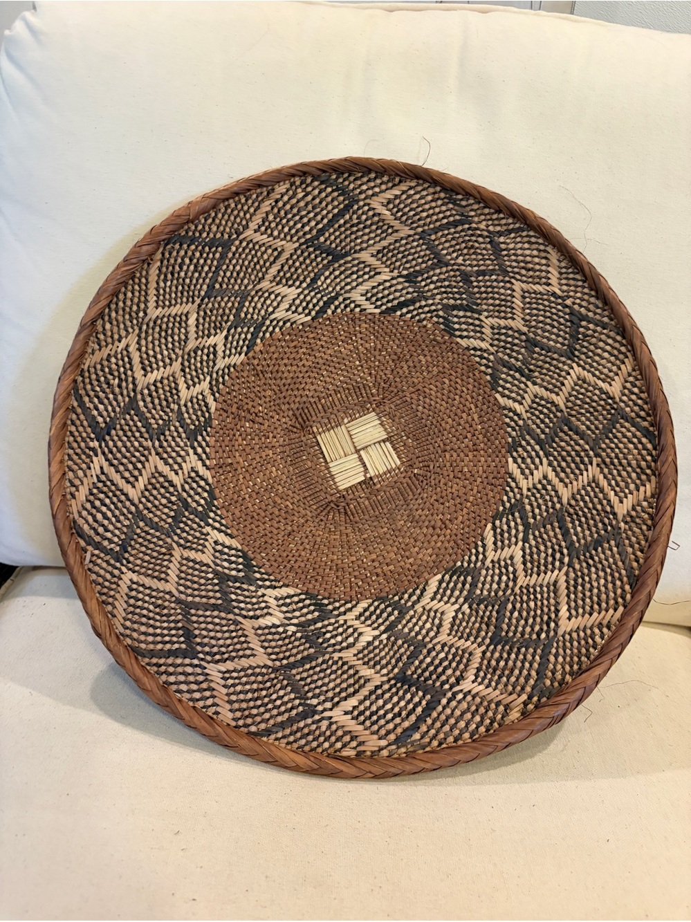 NEW Africa Woven Basket. Made by the Binga people of Zambia/Zimbabwe